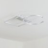 Frederick Lampa Sufitowa LED Srebrny, Biały, 1-punktowy