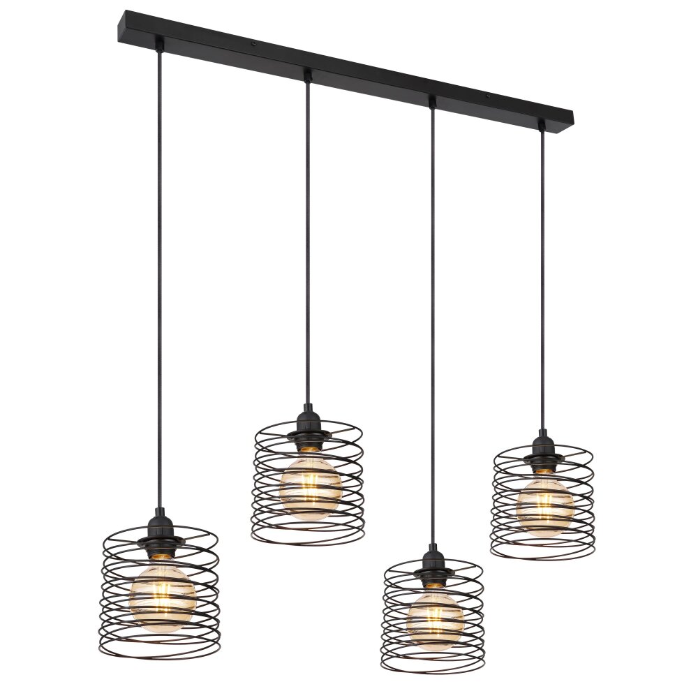 Globo TILLY Lampa Wisząca Czarny, 4-punktowe main product photo