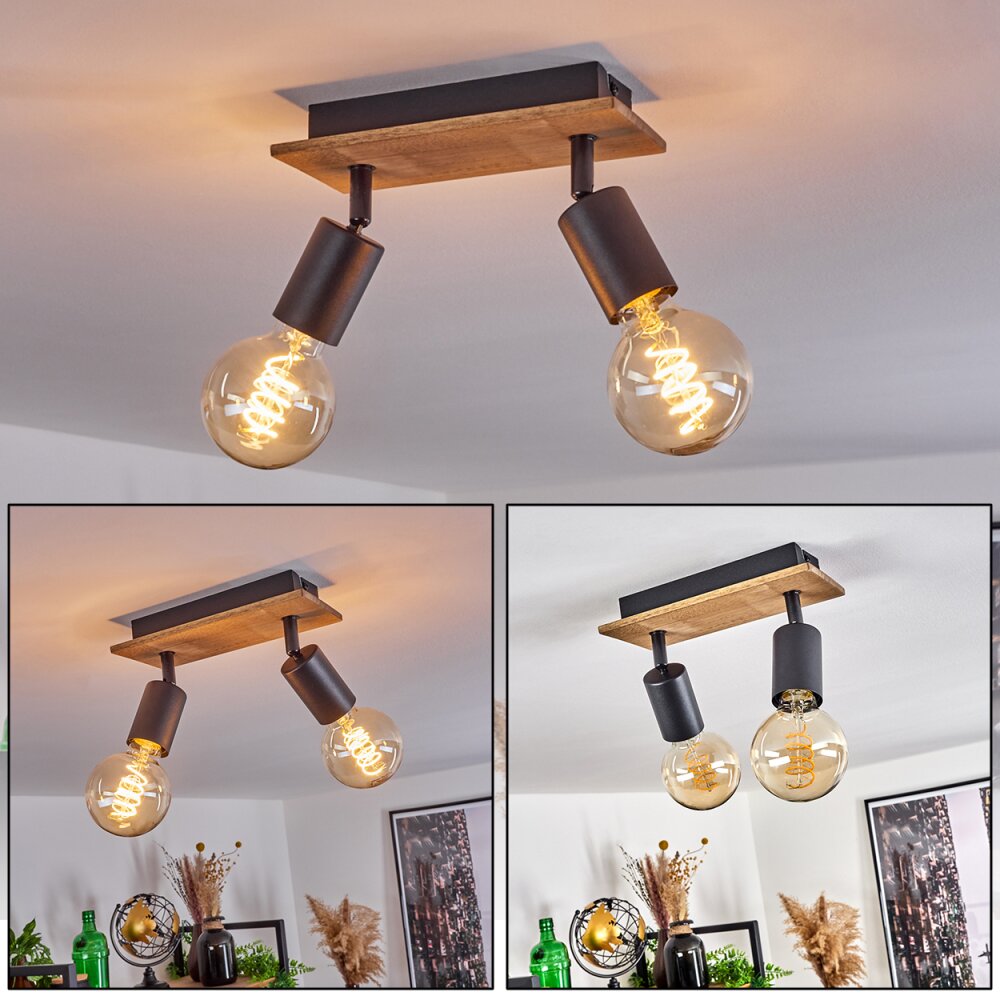 Maidford Lampa Sufitowa Ecru, Czarny, 2-punktowe main product photo