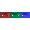 Leuchten Direkt LOLA-MIKE Lampa Sufitowa LED Stal nierdzewna, 2-punktowe, Zdalne sterowanie, Zmieniacz kolorów
