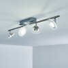 Marsen Lampa Sufitowa LED nikiel matowy, 4-punktowe, Zdalne sterowanie, Zmieniacz kolorów