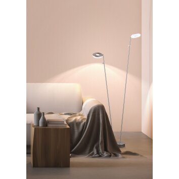 Fischer & Honsel Dent Lampa Stojąca LED Nikiel matowy, 2-punktowe