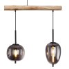 Globo BLACKY Lampa Wisząca kolory naturalne, czarny, 3-punktowe