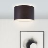 Brilliant Esher Lampa Sufitowa Srebrny, 1-punktowy