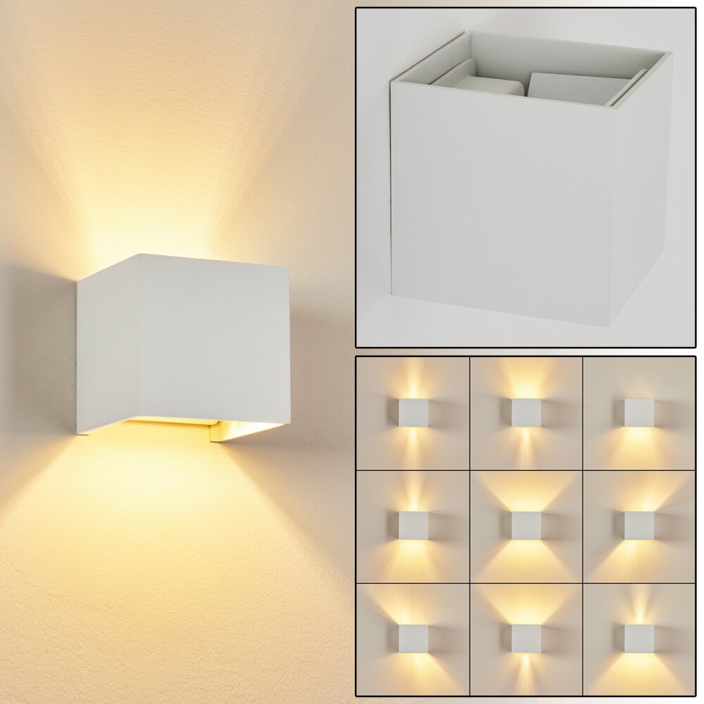 Badajoz Lampa ścienna Biały, 1-punktowy main product photo