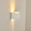 Badajoz Lampa ścienna Biały, 1-punktowy