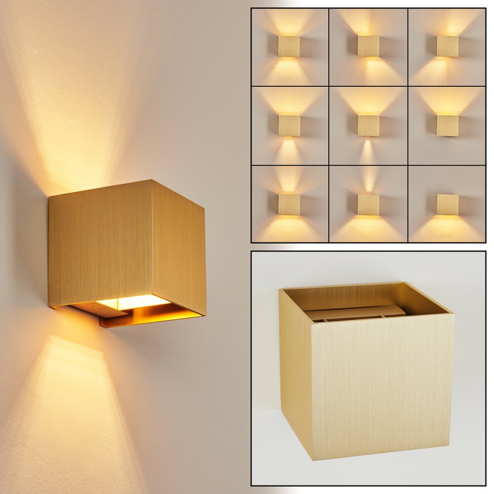 Badajoz Lampa ścienna Złoty, 1-punktowy main product photo