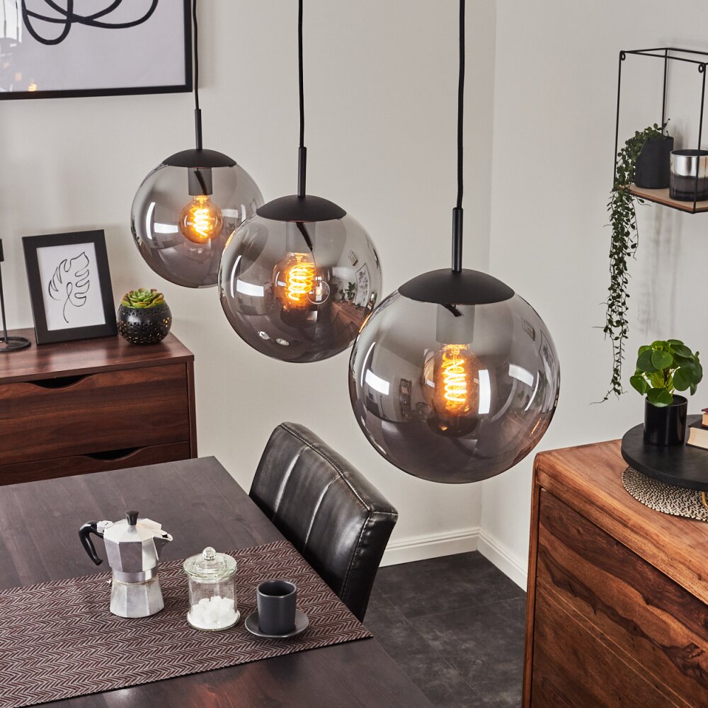 Doussal Lampa Wisząca Czarny, 3-punktowe main product photo
