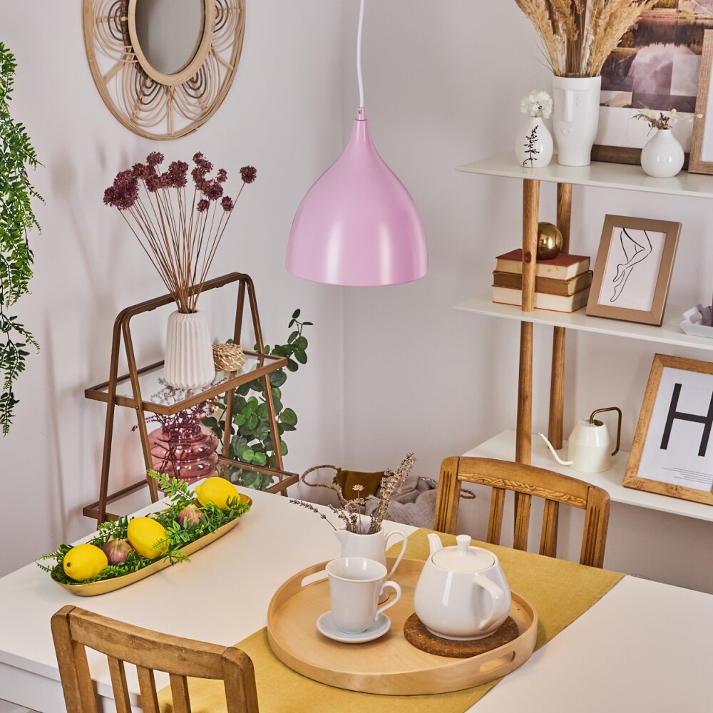 Roseway Lampa Wisząca Różowy, 1-punktowy main product photo
