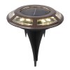 Globo lampy solarne (2 Szt.) LED Miedź, Czarny, 12-punktowe
