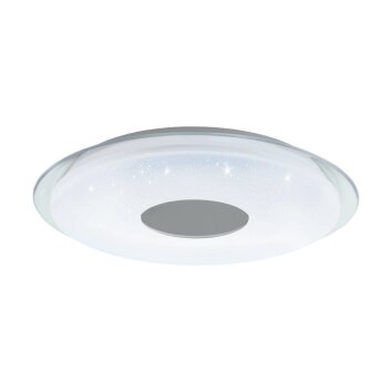 Eglo LANCIANO-Z Lampa Sufitowa LED Przezroczysty, Biały, 4-punktowe, Zmieniacz kolorów