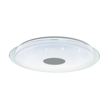 Eglo LANCIANO-Z Lampa Sufitowa LED Przezroczysty, Biały, 1-punktowy, Zmieniacz kolorów