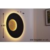 Holländer LUNA lampa ścienna LED Brązowy, złoty, 1-punktowy