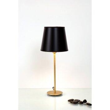 Holländer MATTIA RUND lampa stołowa Złoty, 1-punktowy