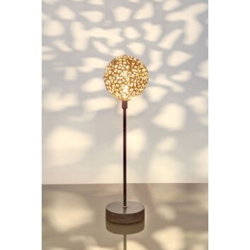 Holländer SFERA GRANDE lampa stołowa Brązowy, złoty, 1-punktowy