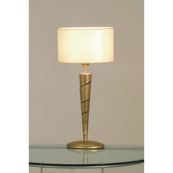 Holländer INNOVAZIONE lampa stołowa Złoty, Biały, 1-punktowy