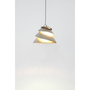 Holländer SNAIL lampa wisząca Srebrny, 1-punktowy