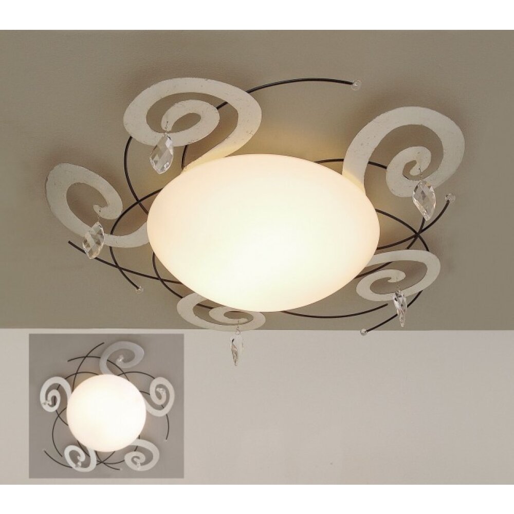 Holländer CASINO lampa sufitowa Czarny, Srebrny, 2-punktowe main product photo