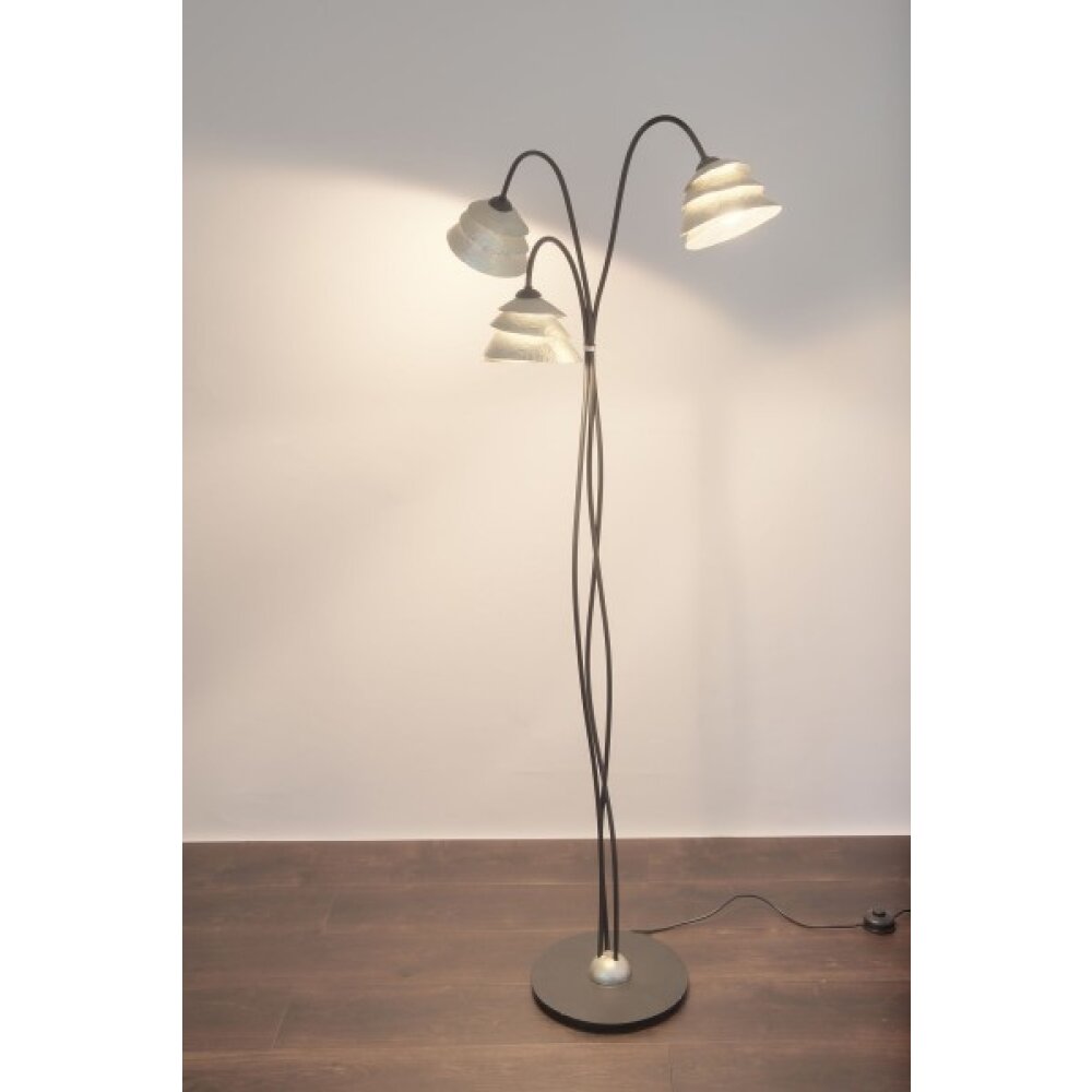 Holländer SNAIL ONE lampa stojąca Srebrny, 3-punktowe main product photo