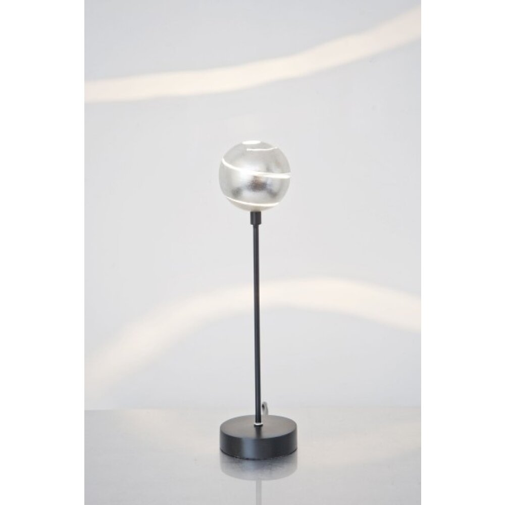 Holländer PICCOLA PALLA lampa stołowa Czarny, Srebrny, 1-punktowy main product photo