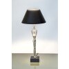 Holländer BALLERINO lampa stołowa Czarny, Srebrny, 1-punktowy