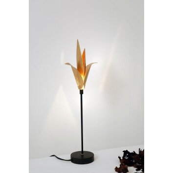 Holländer PICCOLA AIRONE lampa stołowa Brązowy, złoty, 1-punktowy