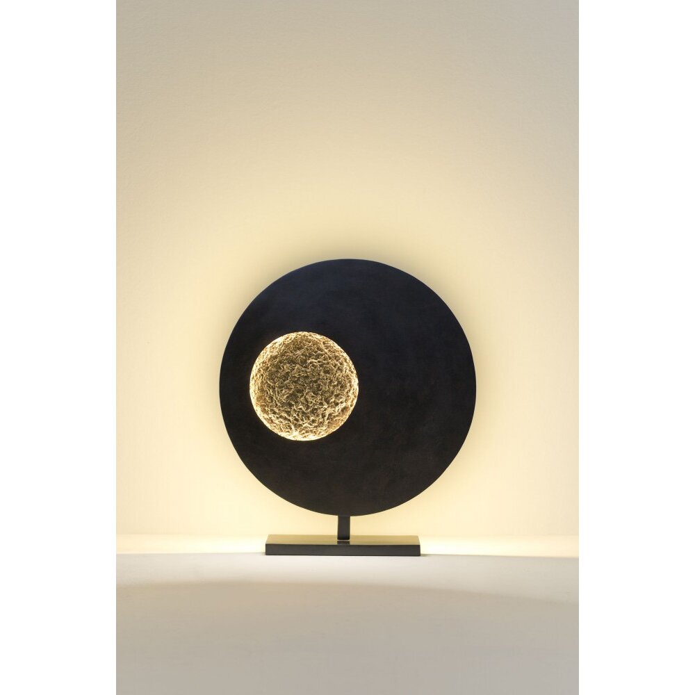 Holländer LUNA lampa stołowa LED Brązowy, Złoty, Czarny, 1-punktowy main product photo