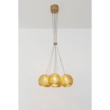 Holländer CARILLON lampa wisząca Złoty, 7-punktowe