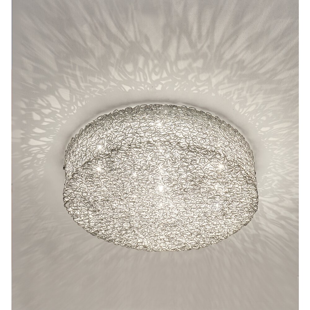 Holländer RIFUGIO Lampa Sufitowa Srebrny, 10-punktowe main product photo