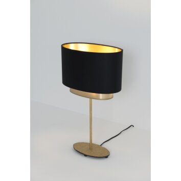 Holländer MATTIA OVAL Lampa stołowa Złoty, 1-punktowy
