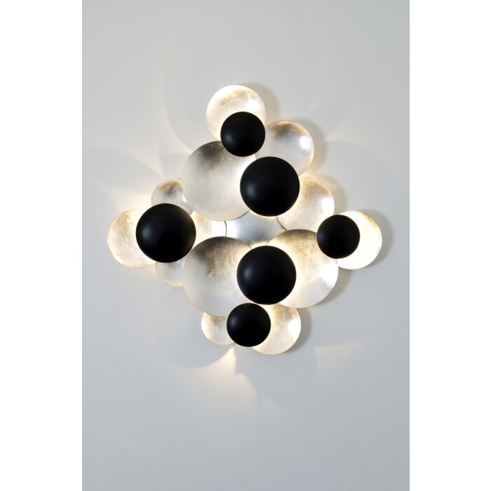 Holländer BOLLADARIA Lampa ścienna LED czarny, srebrny, 9-punktowe