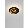 Holländer SPIRALE Lampa Sufitowa LED Brązowy, Złoty, Czarny, 1-punktowy