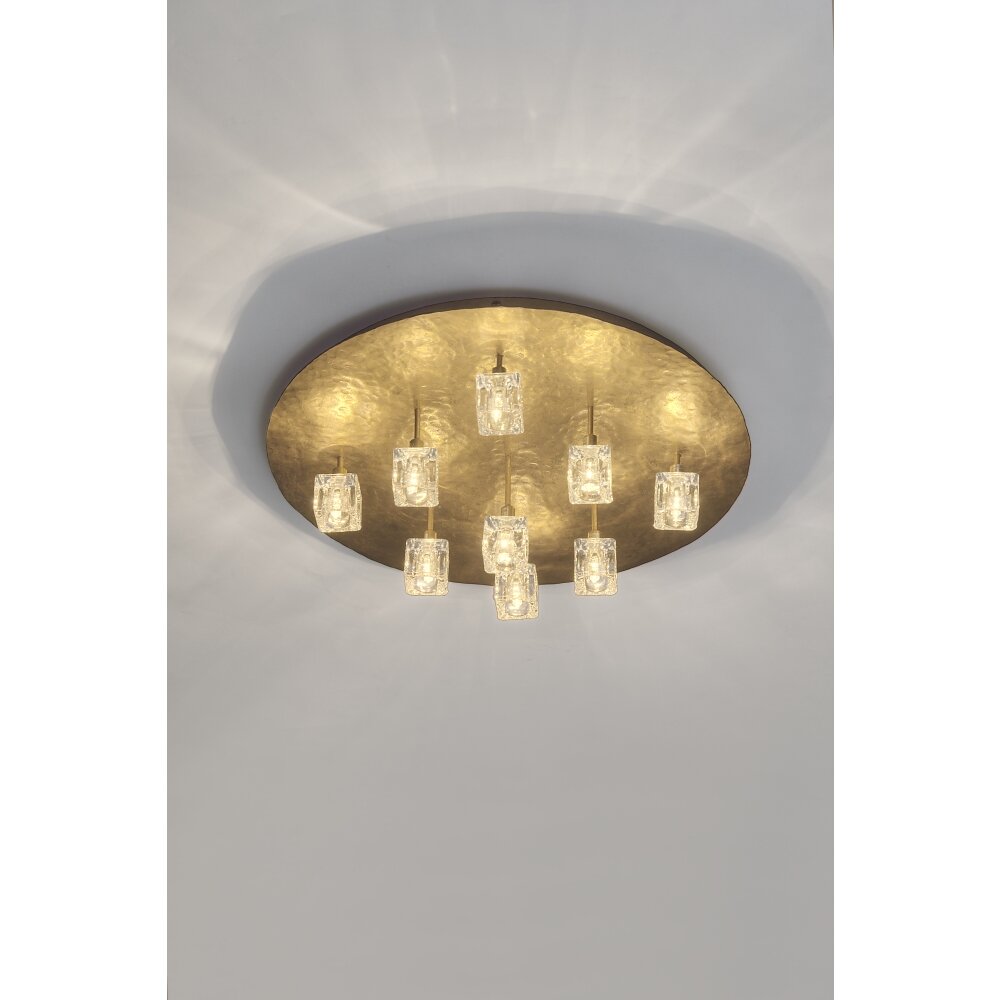 Holländer LUCENTE Lampa Sufitowa Złoty, 9-punktowe main product photo