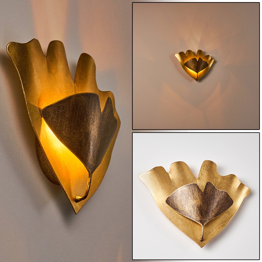 Baranof Lampa ścienna Złoty, 2-punktowe main product photo