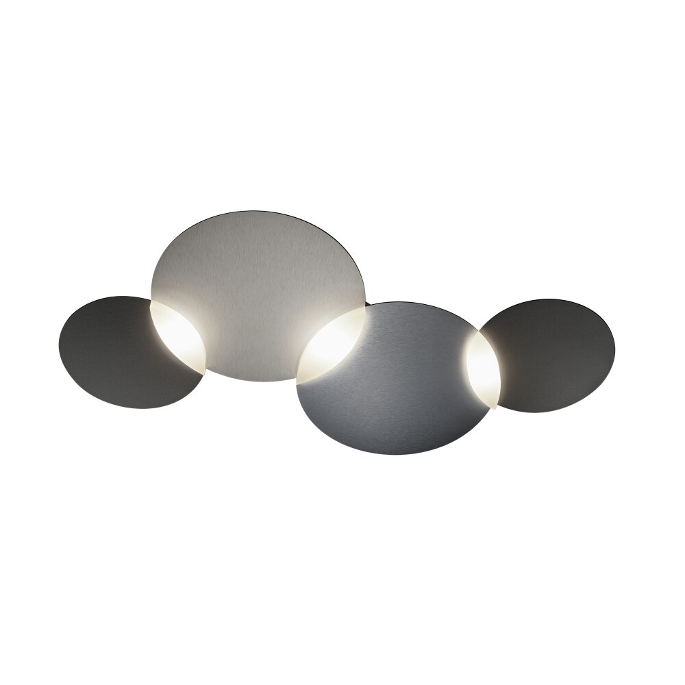Grossmann CIRC Lampa Sufitowa LED Szary, Srebrny, 1-punktowy main product photo
