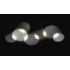 Grossmann CIRC Lampa Sufitowa LED Szary, Srebrny, 1-punktowy