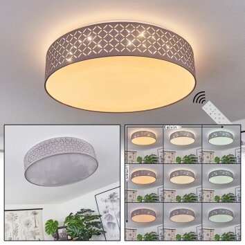 Tallaboa Lampa Sufitowa LED Biały, 1-punktowy, Zdalne sterowanie