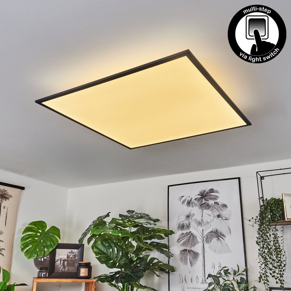 Barasat Lampa Sufitowa LED Czarny, Biały, 2-punktowe main product photo