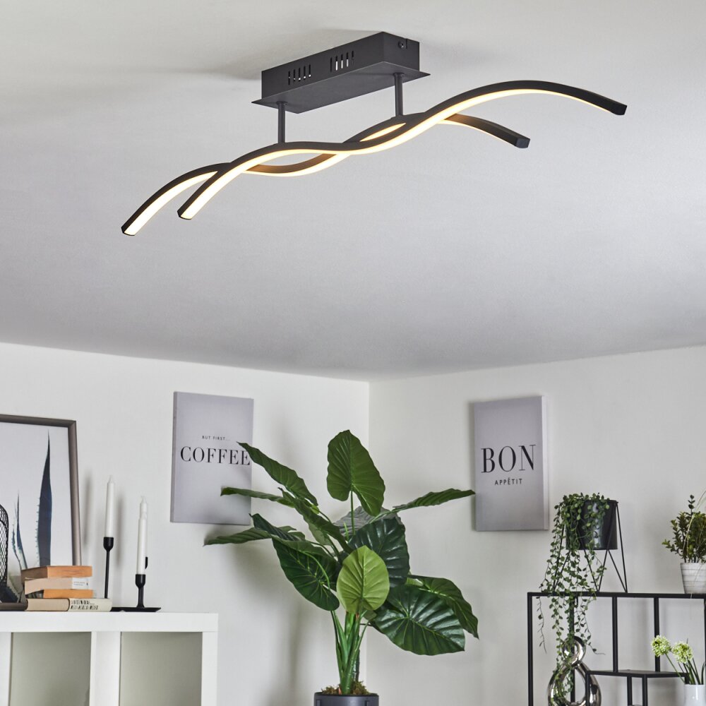 Eaglesham Lampa Sufitowa LED Czarny, 1-punktowy main product photo