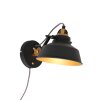 Steinhauer Nové Lampa ścienna czarny, 1-punktowy