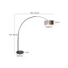 Steinhauer Sparkled Light Lampa Stojąca czarny, 1-punktowy