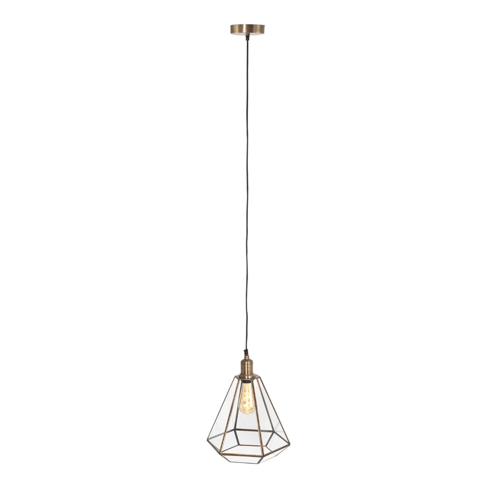 Steinhauer PIMPERNEL Lampa Wisząca Brązowy, 1-punktowy main product photo