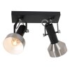 Steinhauer Acier Lampa Sufitowa czarny, 2-punktowe