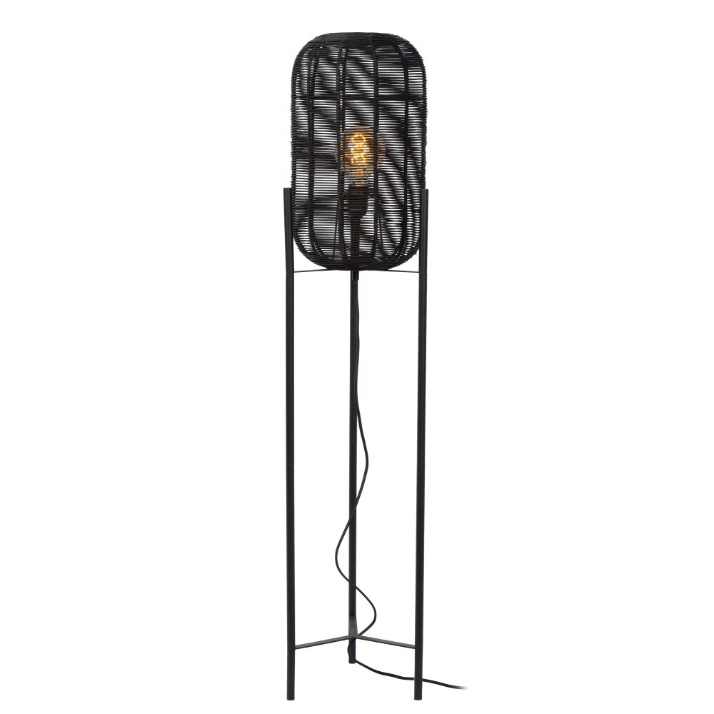Lucide HERMINE Lampa Stojąca Czarny, 1-punktowy main product photo