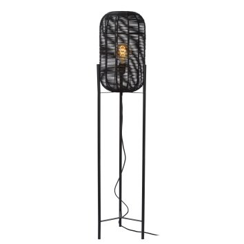 Lucide HERMINE Lampa Stojąca Czarny, 1-punktowy