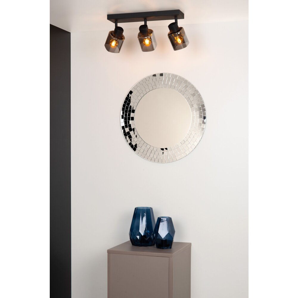 Lucide ALION Lampa Sufitowa Czarny, 3-punktowe main product photo