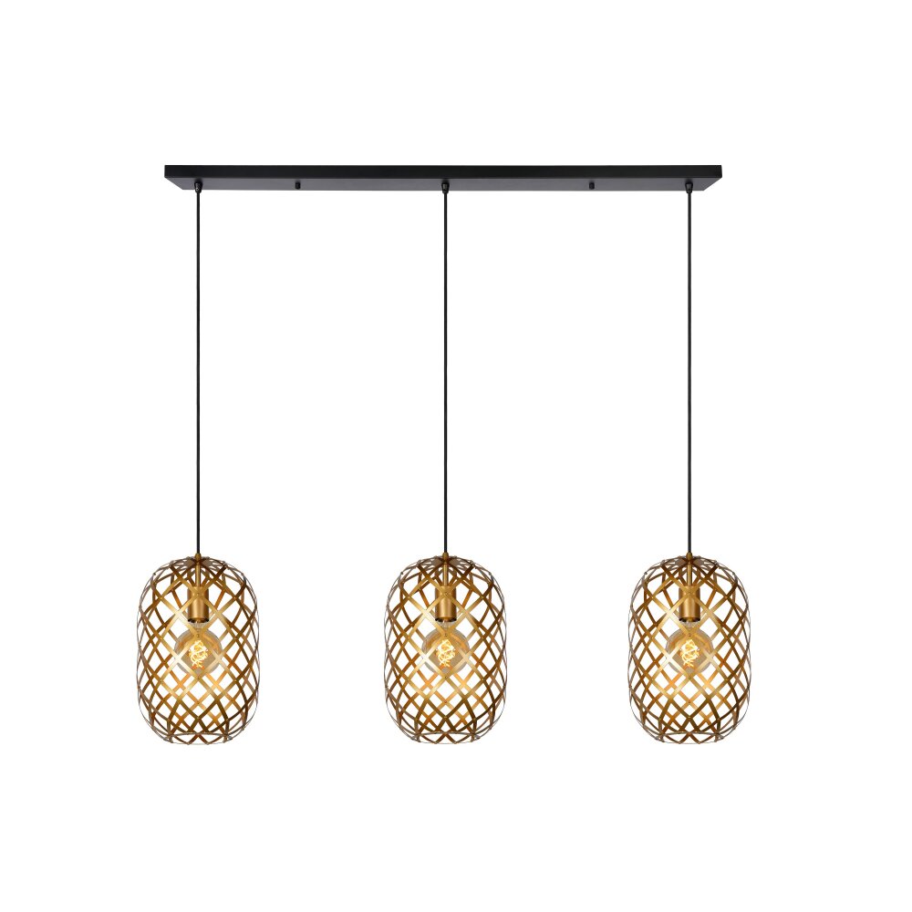 Lucide WOLFRAM Lampa Wisząca Czarny, 3-punktowe main product photo