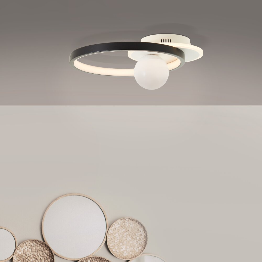 Brilliant Atlanta Lampa Sufitowa LED Czarny, 1-punktowy main product photo