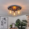 Cenova Lampa Sufitowa Czarny, 3-punktowe