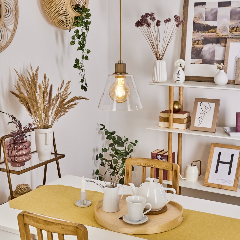Puestito Lampa Wisząca Mosiądz, 1-punktowy main product photo